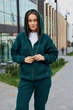 Спортивный костюм женский теплый UMON с капюшоном батал 4XL изумруд (М137.4) - изображение 2
