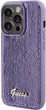 Панель Guess Sequin Script Metal для Apple iPhone 15 Pro Max Purple (3666339176259) - зображення 2