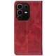 Чохол-книжка Crazy Horse Clasic для Infinix Note 50 Pro Plus Red Wine (Strong) (69322) - изображение 3