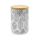 Ємність для зберігання МВМ HOME 700 мл KP-15 M WHITE/WOOD біла/дерево - зображення 1