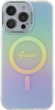 Панель Guess IML Iridescent MagSafe для Apple iPhone 15 Pro Turquoise (3666339154943) - зображення 2