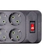 Сетевой фильтр-удлинитель POWER 6 розеток 4 USB-A + 2 USB Type-C 3 метра черный - изображение 4
