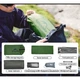 Двомісний надлегкий намет Naturehike Cloud Up Pro CNK2350WS020 20D (Темно-зелений) HDSYR_9599 - зображення 4