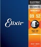 Струни для електрогітари Elixir 12007 Nanoweb Nickel Plated Steel 7-String Super Light 9/52 - зображення 1