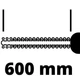 Кущоріз Einhell GE-CH 18/60 Li - Solo, 18В, PXC, 600 мм, 2.9 кг (без АКБ та ЗП) (3410930) - зображення 6