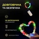 Светодиодная гирлянда роса 5 м на батарейках АА GarlandoPro 50 лампочек новогодняя гирлянда нить на белом проводе IP65 Мультиколор - изображение 3