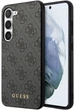 Etui plecki Guess 4G Metal Gold Logo do Samsung Galaxy S24+ Black (GUHCS24MG4GFGR) - obraz 1