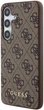 Панель Guess Hardcase 4G Metal Gold Logo для Samsung Galaxy A55 5G (A556) Brown (GUOHCSA55G4GFBR) - зображення 2