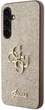 Etui plecki Guess Glitter Script Big 4G do Samsung Galaxy S23 FE Gold (GUHCS23FEHG4SGD) - obraz 2