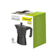 Кавоварка гейзерна 300мл (6 порцій) алюмінієва MR-1666-6-BLACK Espresso Moka Maestro - изображение 3