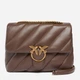Torebka crossbody damska ze skóry naturalnej z łańcuszkiem Pinko Love Puff Big 100037A0F2 L74Q Brązowa (800070347450) - obraz 1