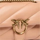 Torebka crossbody damska ze skóry naturalnej z łańcuszkiem Pinko Love Puff Classic 100038A0F2 C79Q Różowa (800070347458) - obraz 4