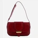 Сумка багет жіноча з натуральної шкіри середня The Bridge Benedetta 44552201 03 Темно-червона (800070350639) - зображення 1
