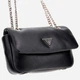 Сумка крос-боді через плече жіноча зі штучної шкіри маленька Guess Sunetra HWNG7534780 BLA Чорна (800070344406) - зображення 3