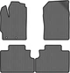 EVA коврики EVAtech в салон авто для Yaris (III) (XP13) 5-doors Toyota 2011-2020 3 поколения Htb USA Сота Серая Черный кант (TY44218PC4TL2SGB) - изображение 1