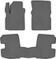 EVA коврики EVAtech в салон авто для Yaris (I) (P1) 3-doors Toyota 1999-2006 1 поколения Htb EU Ромб Серый Черный кант (TY44363Z3RGB) - изображение 1