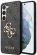 Etui plecki Guess Big Metal Logo do Samsung Galaxy S24+ Black (GUHCS24M4GMGGR) - obraz 1