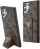Etui plecki Guess 4G Triangle Strass do Samsung Galaxy S24 Ultra Brown (GUHCS24LPGS4TDW) - obraz 1