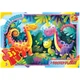Пазлы детские G-Toys Веселые динозавры 35 элементов 3 вида - изображение 3