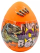 Большое яйцо-сюрприз для мальчиков Danko Toys Dino WOW с 16 игрушками оранжевый (рус) DWB-01-01 - изображение 1