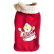 Рождественская кофта для собак с меховым воротником Снеговик Snowman Christmas Dog Pullover Nobby Красный 20 см - изображение 2