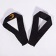 Кистьові ремені для тяги GASP Olympic lifting straps Чорні - зображення 1