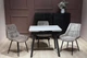 Стіл обідній, розкладний 4-6 місць 190 см Hugo, Pure white ceramic top black base - изображение 10