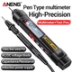 Мультиметр ANENG A3006 | 4000 Counts | Мультиметр-ручка True RMS | AC/DC вольтметр, омметр, частотомер, тестер ноль/фаза | Черный - изображение 1