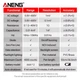Мультиметр ANENG A3006 | 4000 Counts | Мультиметр-ручка True RMS | AC/DC вольтметр, омметр, частотомер, тестер ноль/фаза | Черный - изображение 7