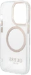 Etui plecki Guess Metal Outline Magsafe do Apple iPhone 15 Pro Transparent/Gold (3666339196912) - obraz 5