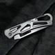 Карманный нож с карабином KnifeKeyRing, серебристый - изображение 3