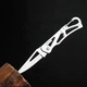 Карманный нож с карабином KnifeKeyRing, серебристый - изображение 8