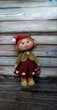 Текстильная кукла девочка эльф ручной работы ростом 30 см - изображение 7