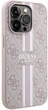 Панель Guess 4G Printed Stripes MagSafe для Apple iPhone 15 Pro Pink (3666339203504) - зображення 3