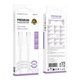 Кабель зарядки BOROFONE BX117 Type-C to Type-C (60W) fast charge (1M) швидка зарядка для телефона/смартфона Білий - изображение 2