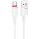 Кабель зарядки BOROFONE BX110 USB to Type-C (3А 1M) для синхронізації швидка зарядка для телефона/смартфона Android Білий - изображение 1