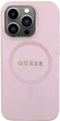 Панель Guess Saffiano MagSafe для Apple iPhone 15 Pro Pink (3666339156206) - зображення 1