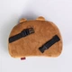 Подушка анатомическая для путешествий автобуса отдыха дома коричневый Cookie Bear поясничная memory плюшевая поддержка велюр Yiwu - изображение 2