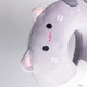 Подушка для шиї Kitty U-подібна, сірий HP-56-11G - зображення 4