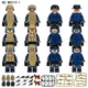 Набор фигурок человечков Военный спецназ 12шт и Джип с лодкой figures sets special forces military 12 pcs Jeep L44 - изображение 9