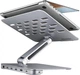 Podstawka pod laptop AXAGON HMC-STND USB-C 5Gbps 7in1 Silver (HMC-STND) - obraz 1