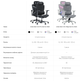 Кресло эргономичное игровое Anda Seat X-Air Mega Size XL до 120 кг Mesh Space Black (AD-WY-01-BBB) - изображение 20