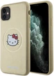 Панель Hello Kitty Leather Kitty Head MagSafe для Apple iPhone 11 Gold (HKHMN61PGHCKD) - зображення 1