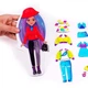 Магнитная одевалка Vladi Toys WOW Surprise "Travel" из картона VT3210-15 - изображение 5