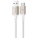 Дата кабель Proove Dense Metal USB для Type-C 2.4A (1m) White - зображення 1