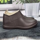 Зимние женские калоши Dago Style шоколадного цвета на меху 40р (26 см) 4551 - изображение 4