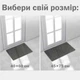 Дверной коврик с петлевой щетиной 45 x 75 для внутреннего и наружного входа - Серый - изображение 5