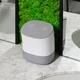 Відро для сміття настільне з кришкою MBM HOME BIN-21 1,5L WHITE/GRAY біло-сіре - зображення 2
