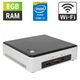 Неттоп Б-класс Intel NUC NUC5i3RYK USFF / Intel Core i3-5010U (2 (4) ядра по 2.1 GHz) / 8 GB DDR3 / 256 GB SSD M.2 / Intel HD Graphics 5500 / miniDP / Wi-Fi б/у - изображение 1