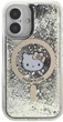 Etui plecki Hello Kitty Liquid Glitter Fever MagSafe do Apple iPhone 16 Pro Black Gold (HKHMP16SLGDIK) - obraz 2